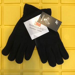 Men’s touchscreen compatible fleece gloves